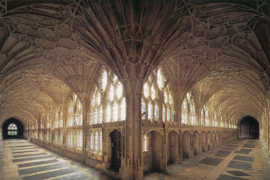 Trần mái vòm kiến trúc Gothic