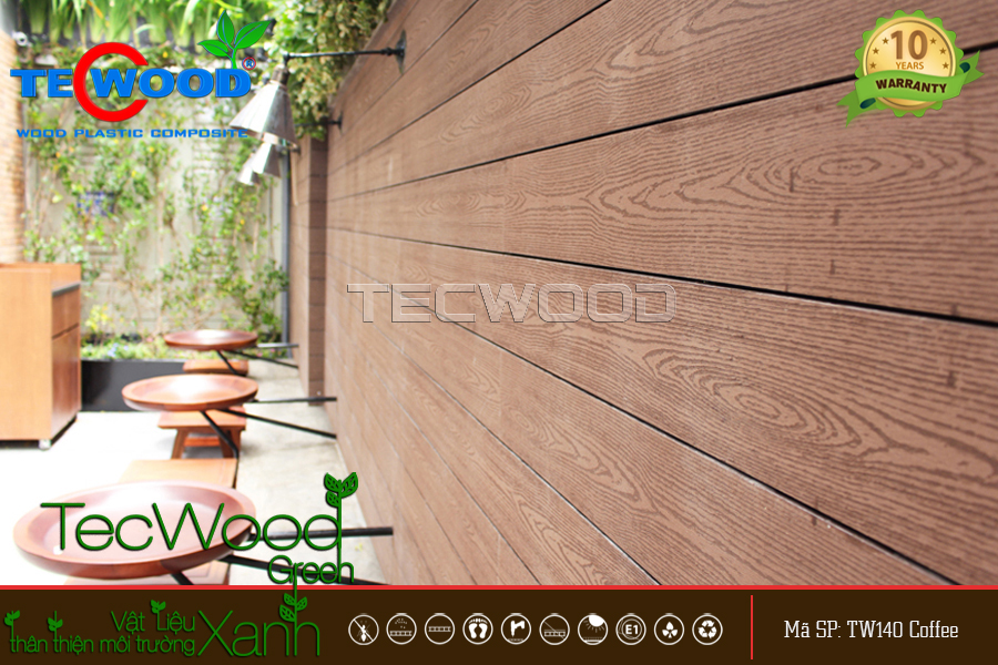 tấm ốp gỗ nhựa ngoài trời