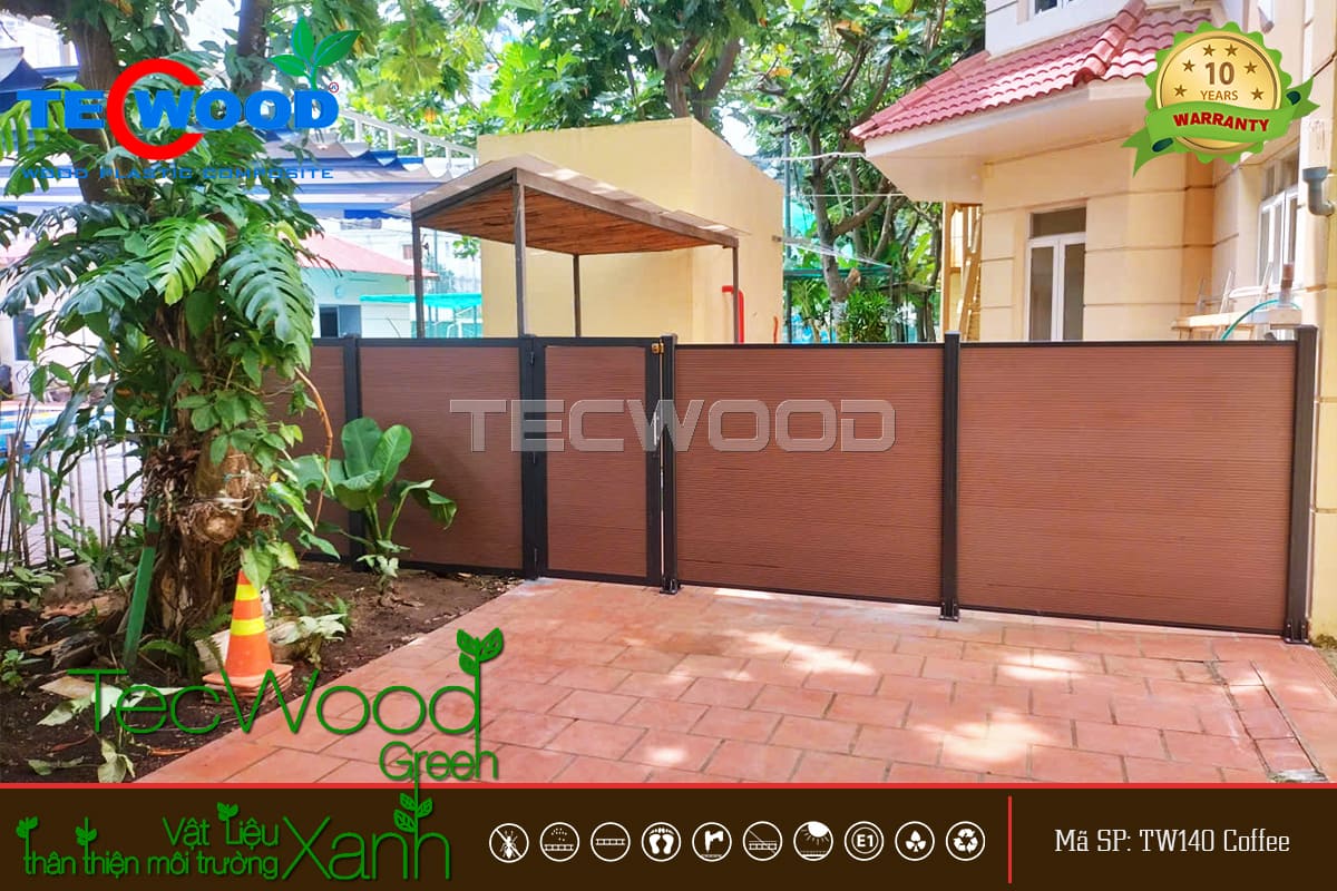 Cổng gỗ nhựa của TecWood