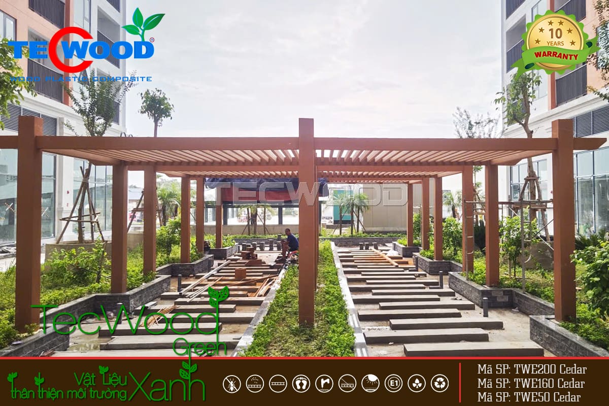 Dự án giàn Pergola chung cư Yên Bình, Thái Nguyên
