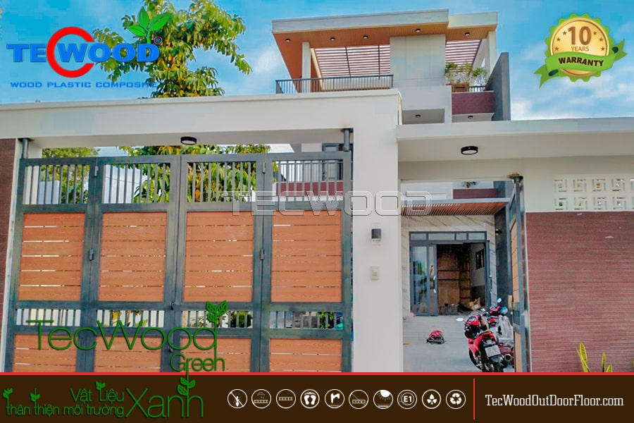 Tấm ASA ốp trần sân thượng biệt thự