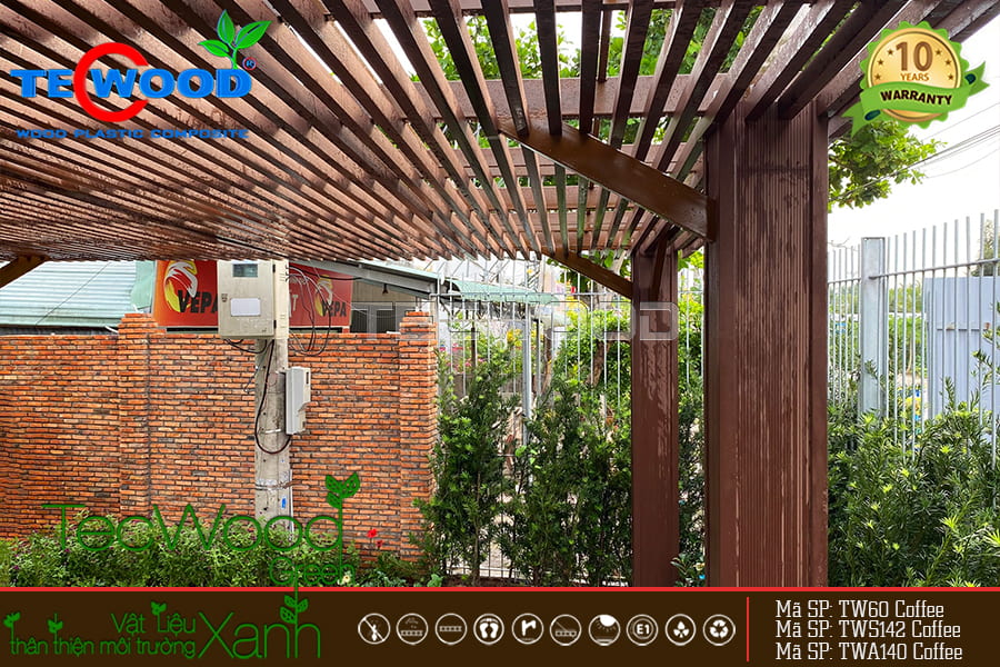 Giàn pergola ngoài trời đẹp bằng gỗnhuwaj