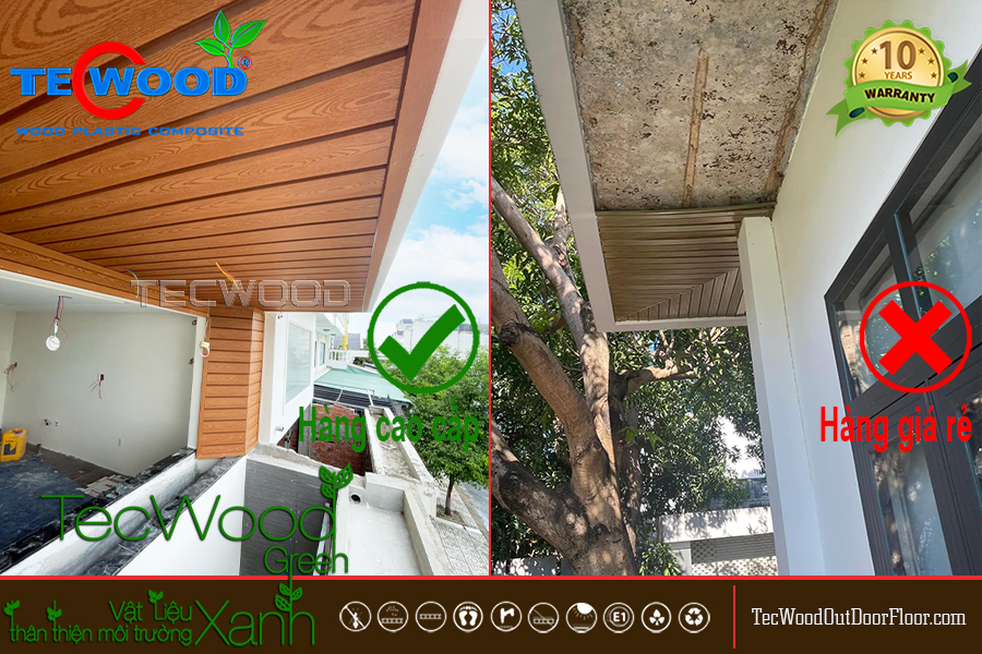 Cẩn thận với những loại tấm ốp giá rẻ, nhanh xuống cấp