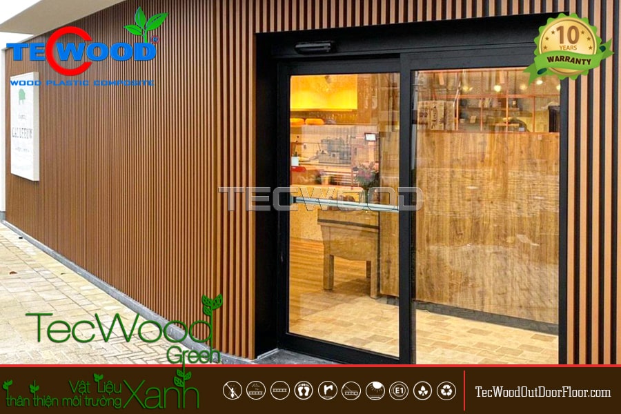 Gỗ nhựa TecWood ốp tường