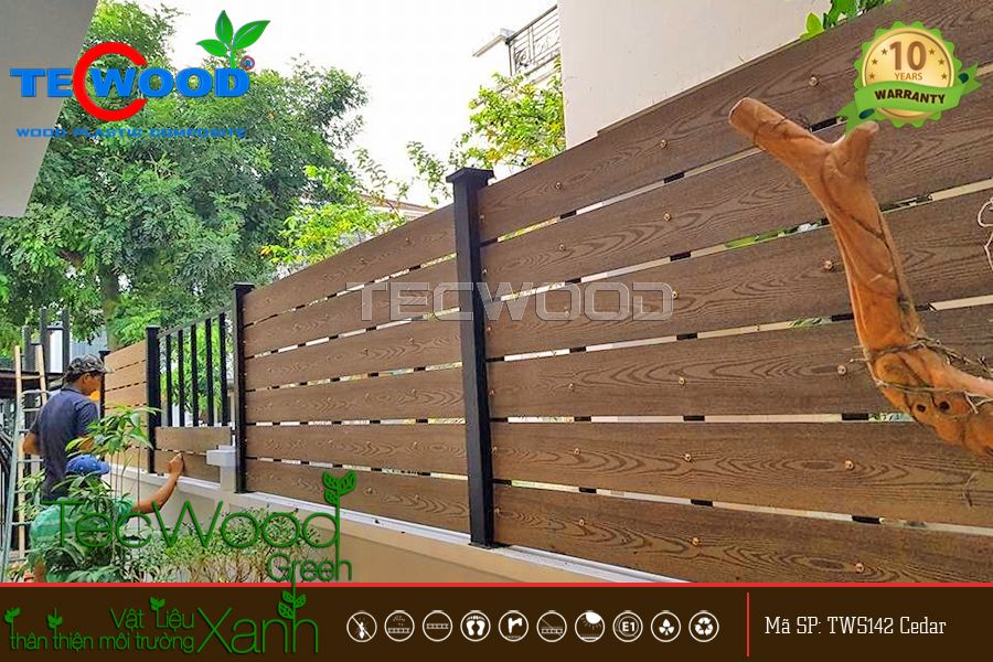 Hàng rào gỗ nhựa TecWood