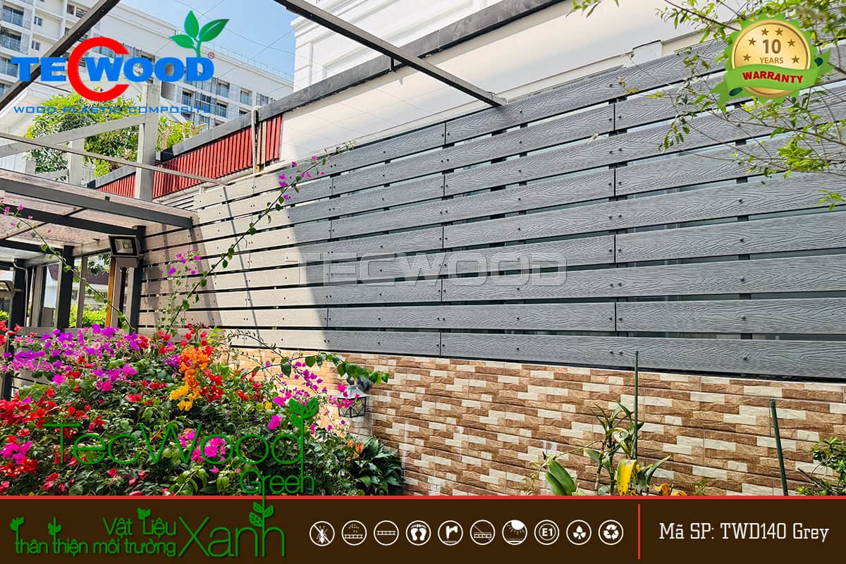 Hàng rào lắp ghép hiện đại