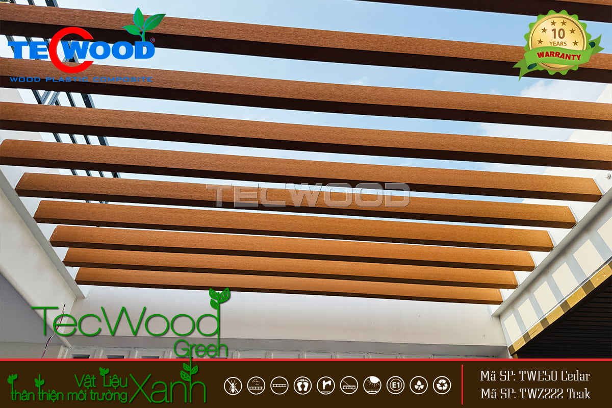 Lam che nắng gỗ nhựa TecWood
