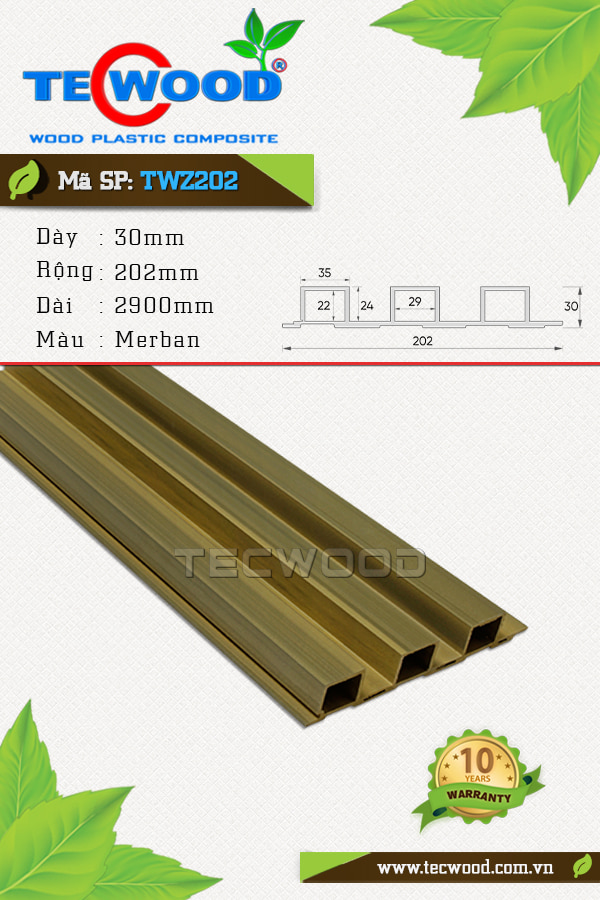 Tấm ốp lam sóng nhựa giả gỗ