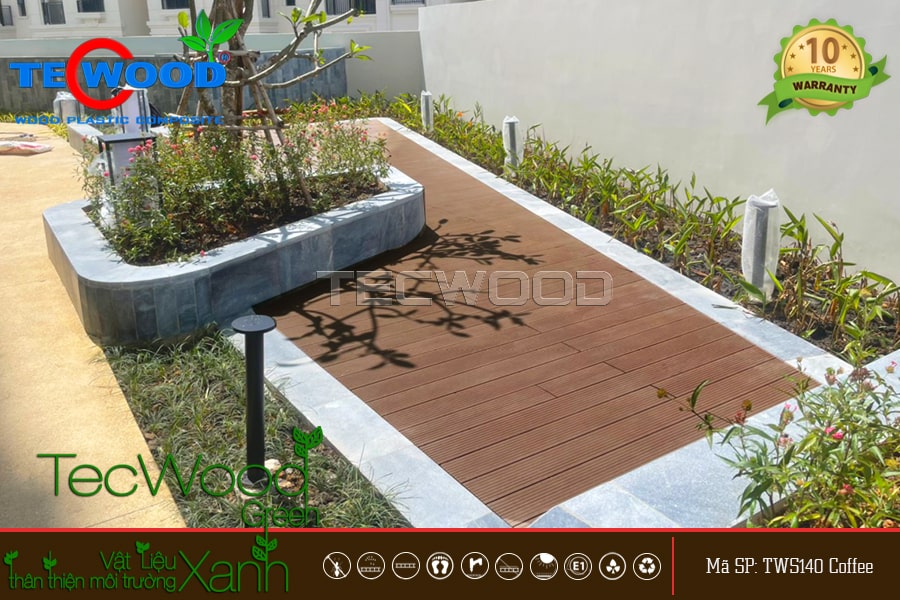 Lót sàn gỗ nhựa cho sân thượng
