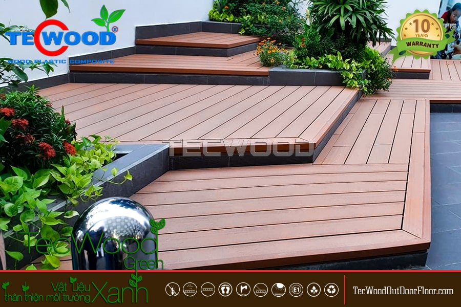 Nẹp V bo cạnh sàn gỗ nhựa trông thẩm mỹ hơn