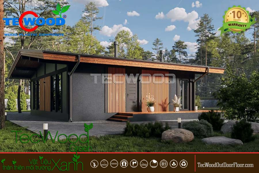 Nhà lắp ghép bungalow cho homestay
