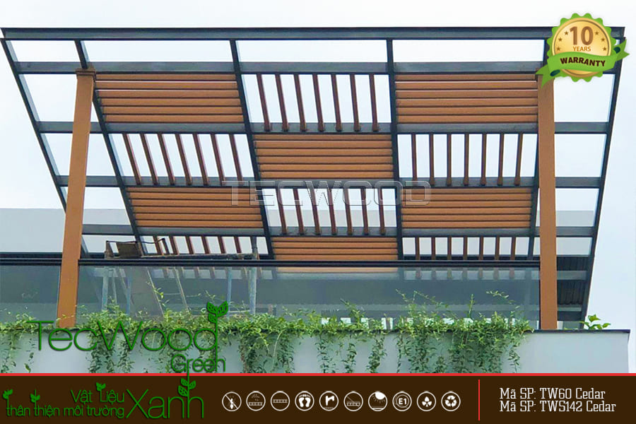 Giàn pergola cho sân thượng độc đáo