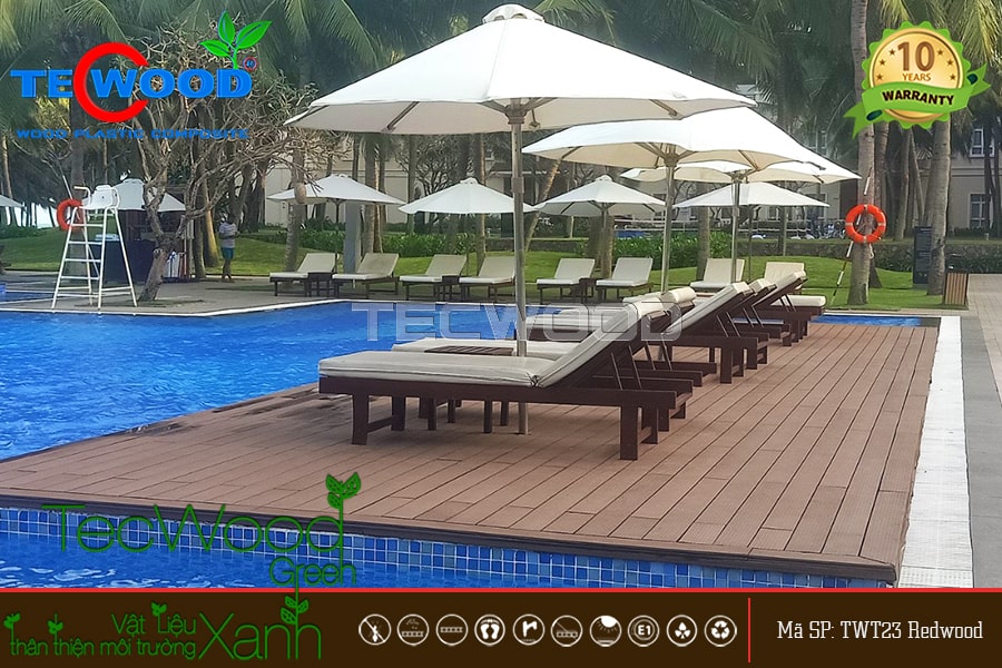 Lát sàn gỗ chịu nước cho resort ven biển