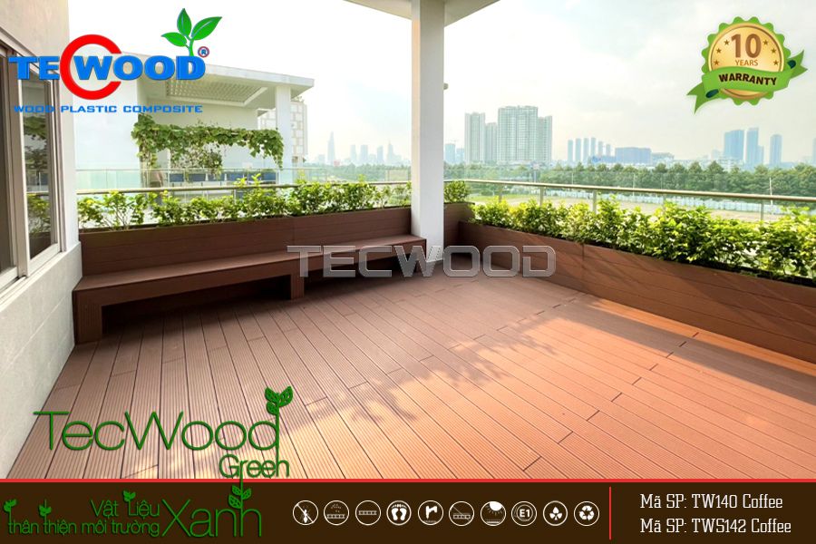 sàn gỗ lót ban công TecWood