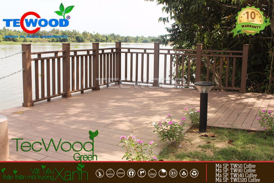 Lót sàn gỗ ngoài trời cho bến cảng 