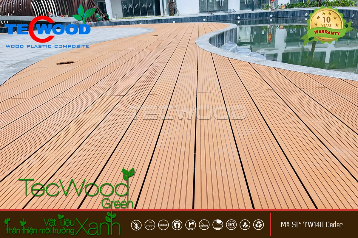 Sàn nhựa gỗ TecWood cực kỳ thân thiện với môi trường