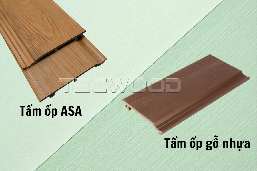 Sao sánh tấm ốp gỗ nhựa phủ ASA và gỗ nhựa thường