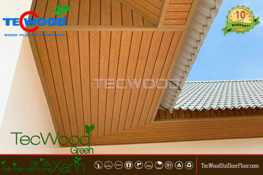 Tấm ốp trần ASA cho ban công thêm ấn tượng