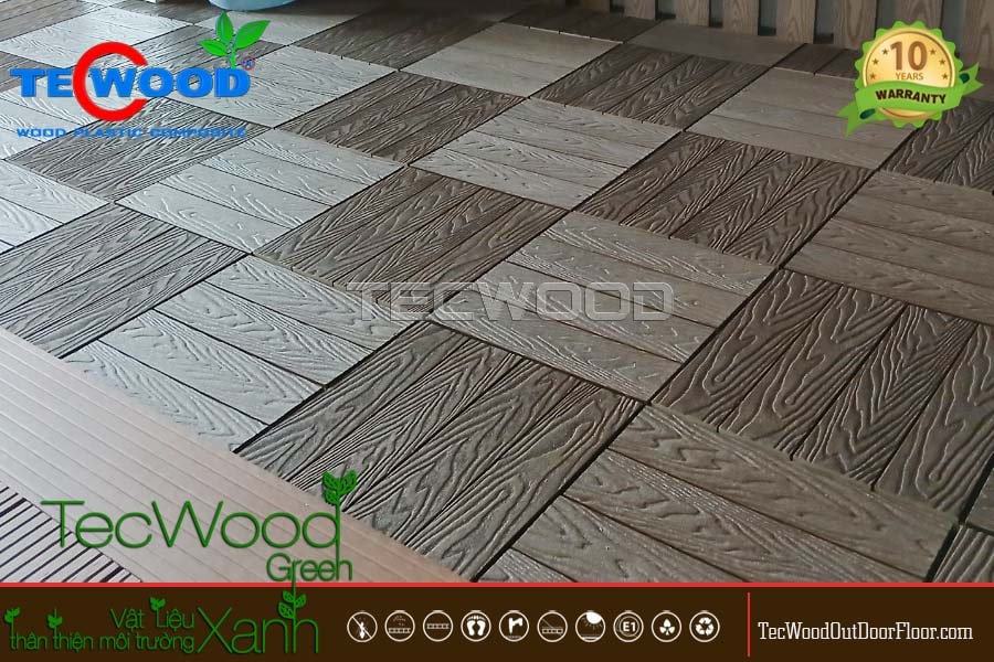 Tấm vỉ gỗ nhựa vân gỗ 3D