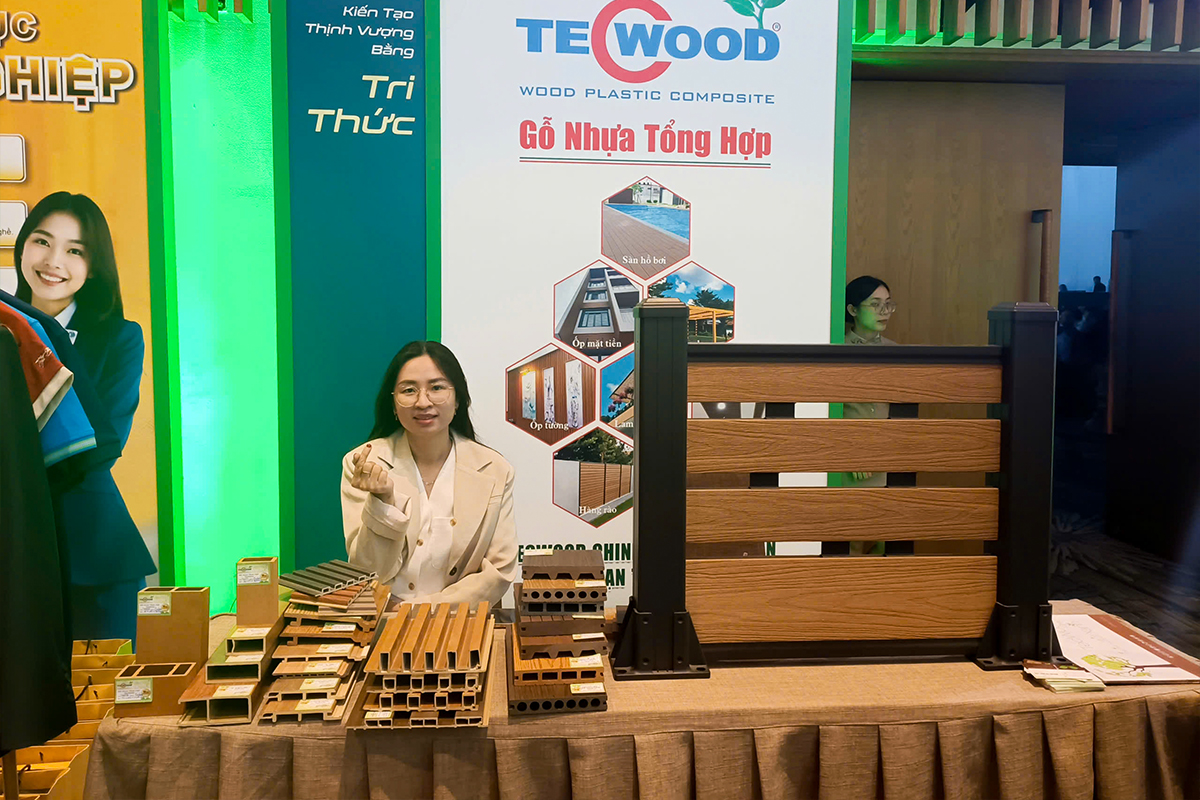 Các mẫu sản phẩm mà TecWood mang đến giới thiệu tới các chủ đầu tư