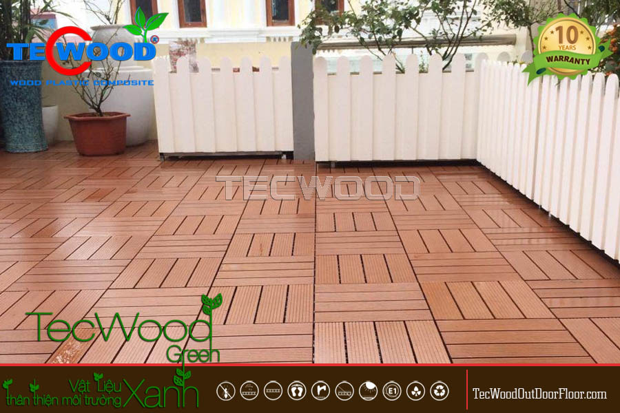 Vỉ nhựa ban công sang trọng, hiện đại