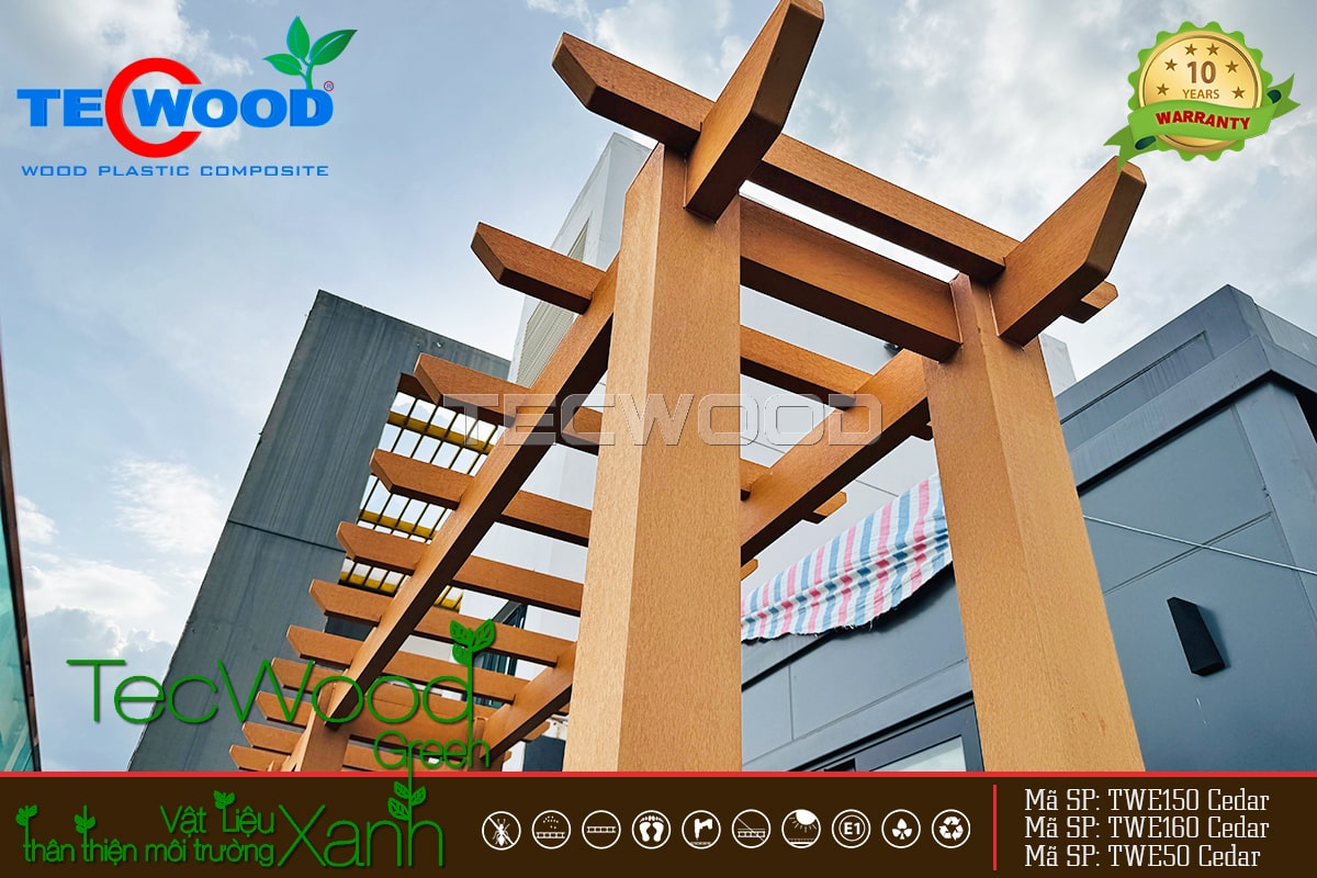 Giàn Pergola trang trí sân thượng