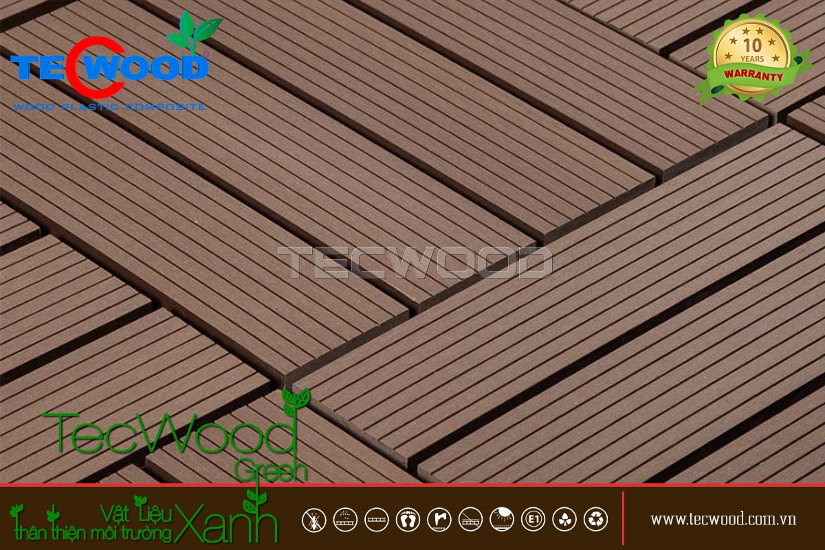 Tấm vỉ gỗ nhựa lắp ghép