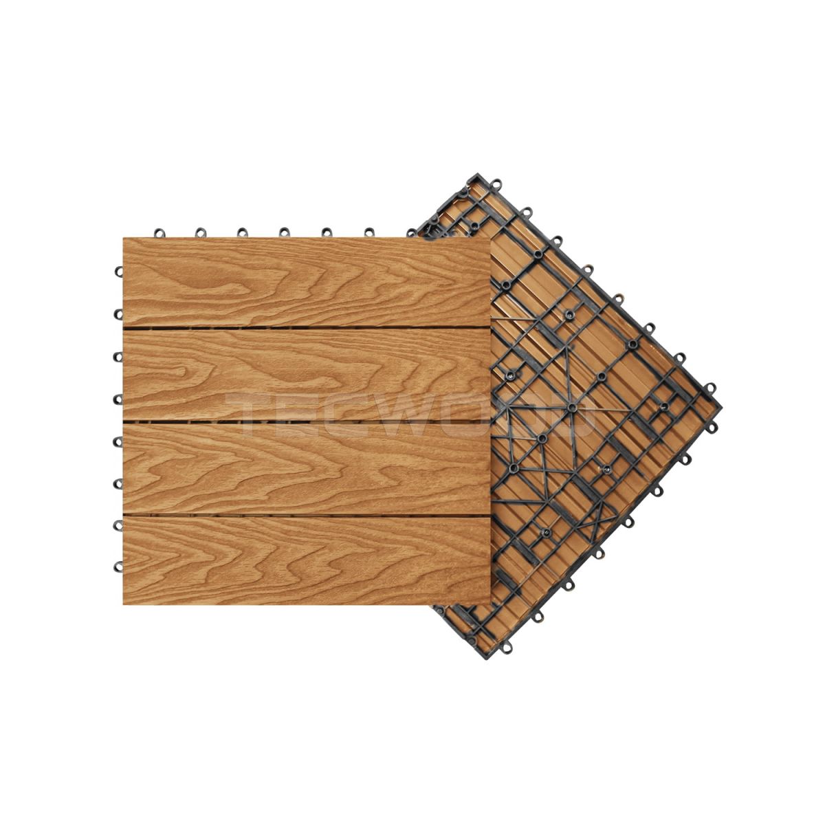 Tấm vỉ gỗ nhựa 3D màu Cedar