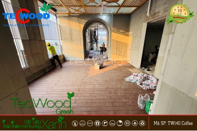 Công trình lát sàn gỗ ngoài trời tại khách sạn Sheraton Quận 1 