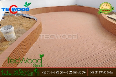 Công trình lát sàn sân thượng căn hộ FPT tại Đà Nẵng