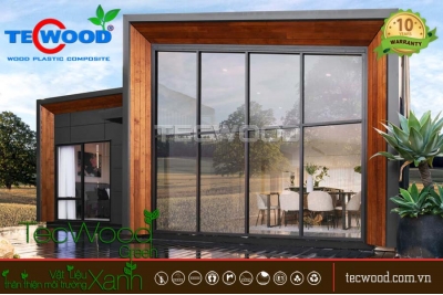 Nhà lắp ghép gỗ nhựa