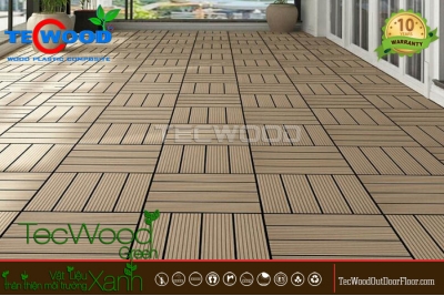 Vỉ nhựa lót sàn sân thượng giải pháp cho không gian nhỏ  