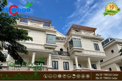 Vì sao nên chọn gỗ nhựa làm mái che sân thượng thay vì mái tôn?