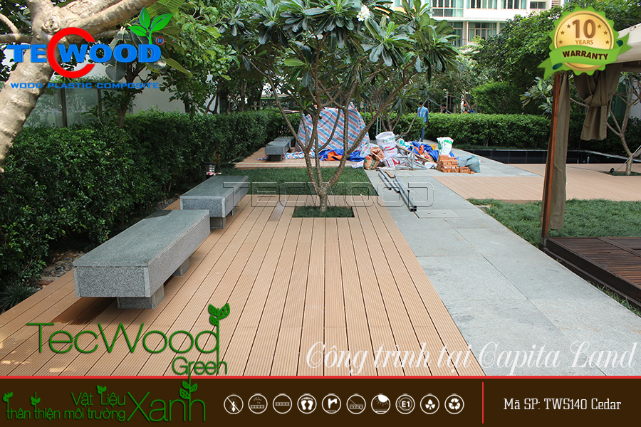 Sàn gỗ nhựa TecWood TWS140 - Cedar