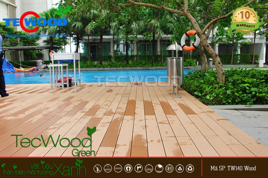 Sàn gỗ nhựa TecWood TWS140 - Cedar