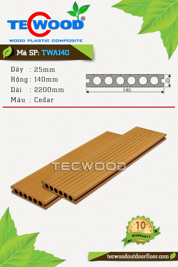 Sàn gỗ nhựa TWA140