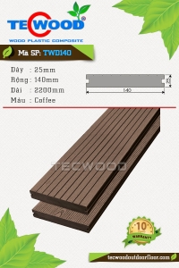 Sàn gỗ nhựa TecWood TWD140-Coffee