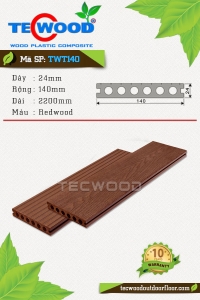 Sàn gỗ nhựa TecWood TWT140 - Redwood
