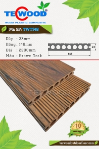 Sàn gỗ TecWood TWT148 - Brown Teak