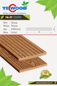 Tấm ốp gỗ nhựa TWS70 - Cedar