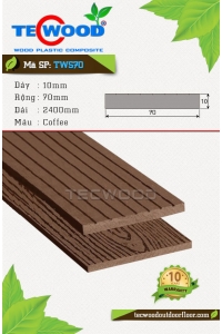 Tấm ốp gỗ nhựa TWS70 - Coffee