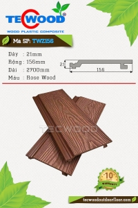 Tấm ốp gỗ nhựa TWZ156 - RoseWood
