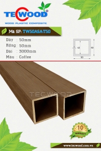 Thanh lam gỗ nhựa TecWood TW50ASA-T50 màu Coffee