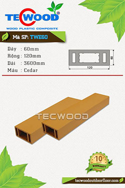 Thanh lam TecWood TWE60-Cedar