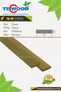 Thanh lam gỗ nhựa TecWood TWS72-Merban
