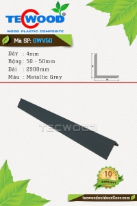 Thanh nẹp gỗ nhựa GWV50 Metallic Grey